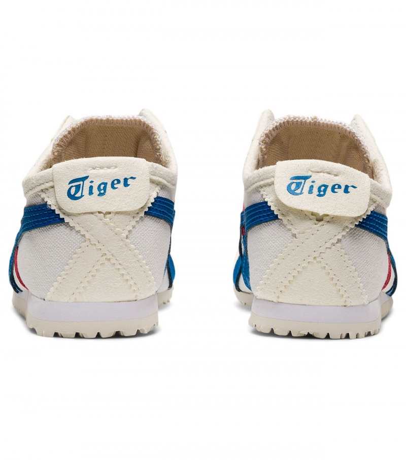 White / Blue Onitsuka Tiger Mexico 66 Slip-On | 50913-TVOS