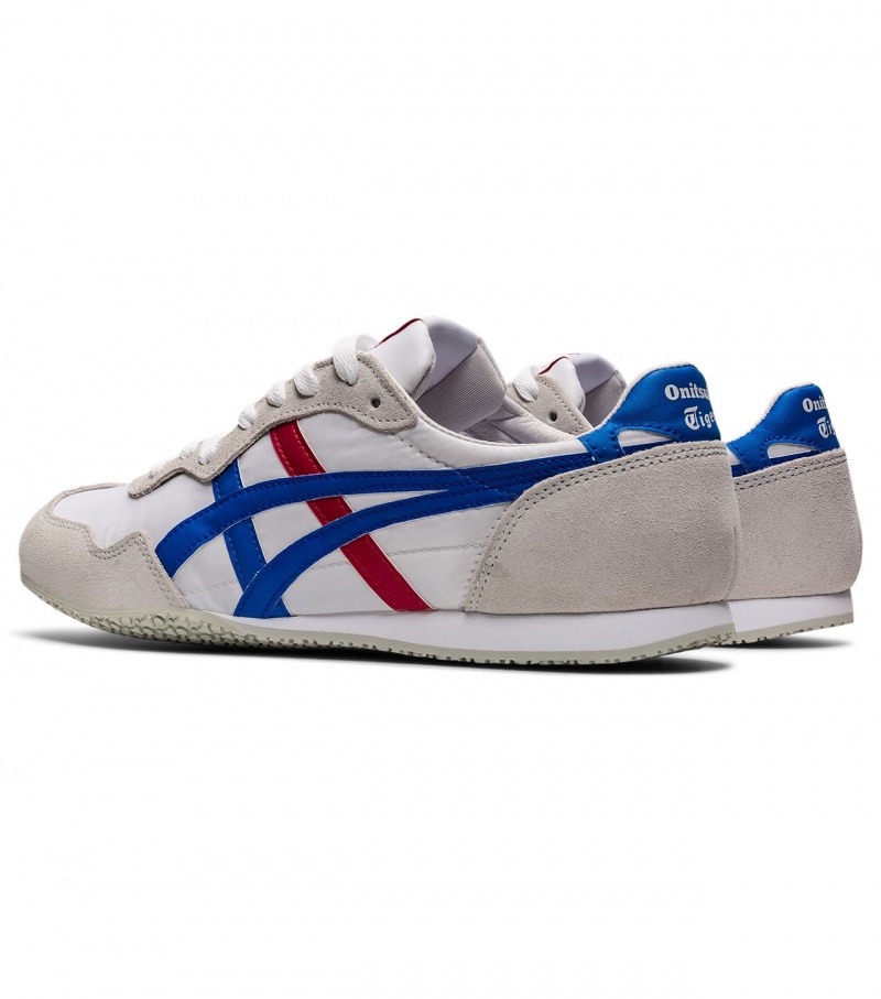 White / Blue Onitsuka Tiger Serrano | 23857-NAEX