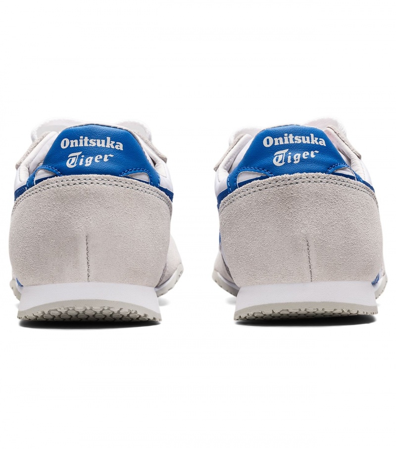 White / Blue Onitsuka Tiger Serrano | 23857-NAEX