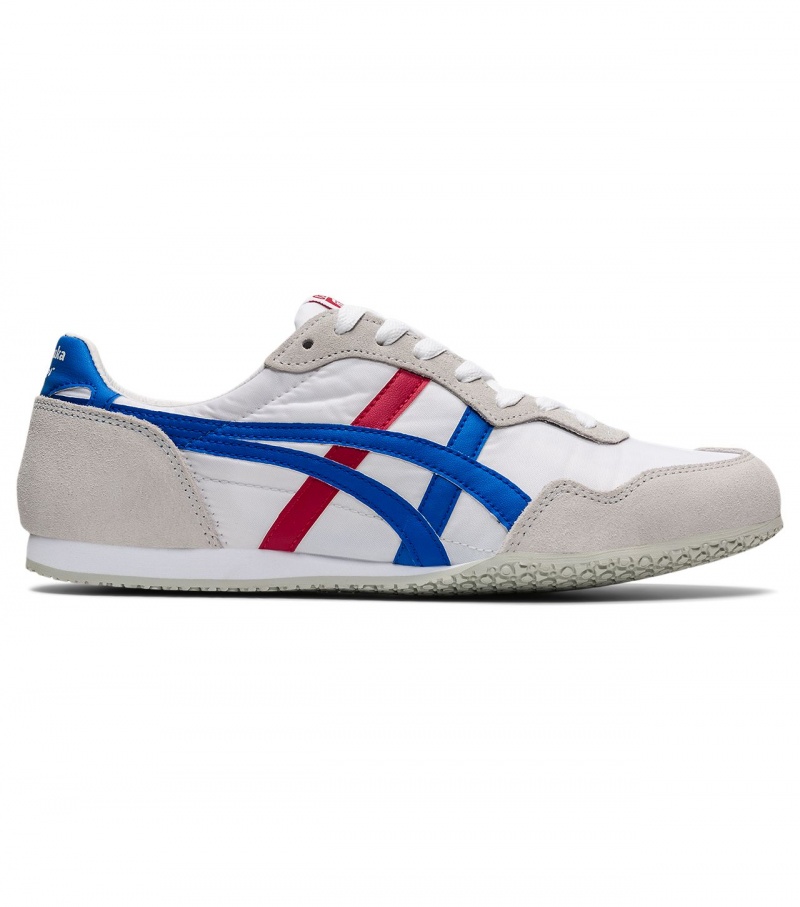 White / Blue Onitsuka Tiger Serrano | 23857-NAEX