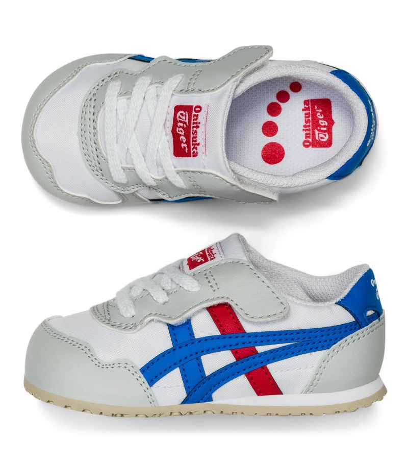 White / Blue Onitsuka Tiger Serrano | 90471-QWBG