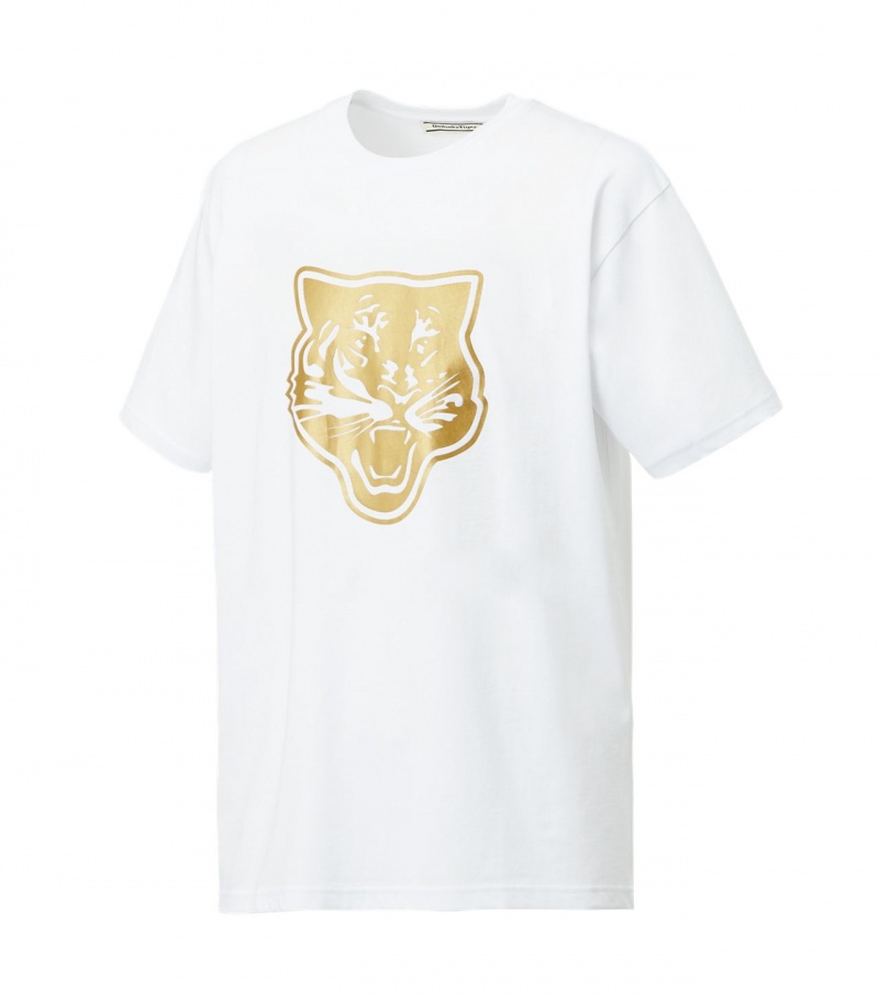 White / Gold Onitsuka Tiger Logo Graphic T | 28465-FGSP