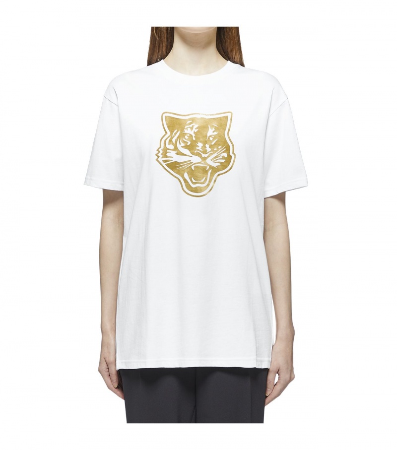 White / Gold Onitsuka Tiger Logo Graphic T | 28465-FGSP