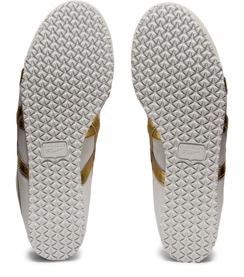 White / Gold Onitsuka Tiger Mexico 66 Slip-On | 20351-PTCO