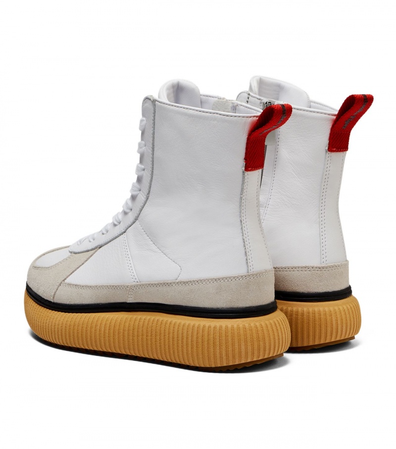 White / Red Onitsuka Tiger Delecity Boot | 21095-RGFS