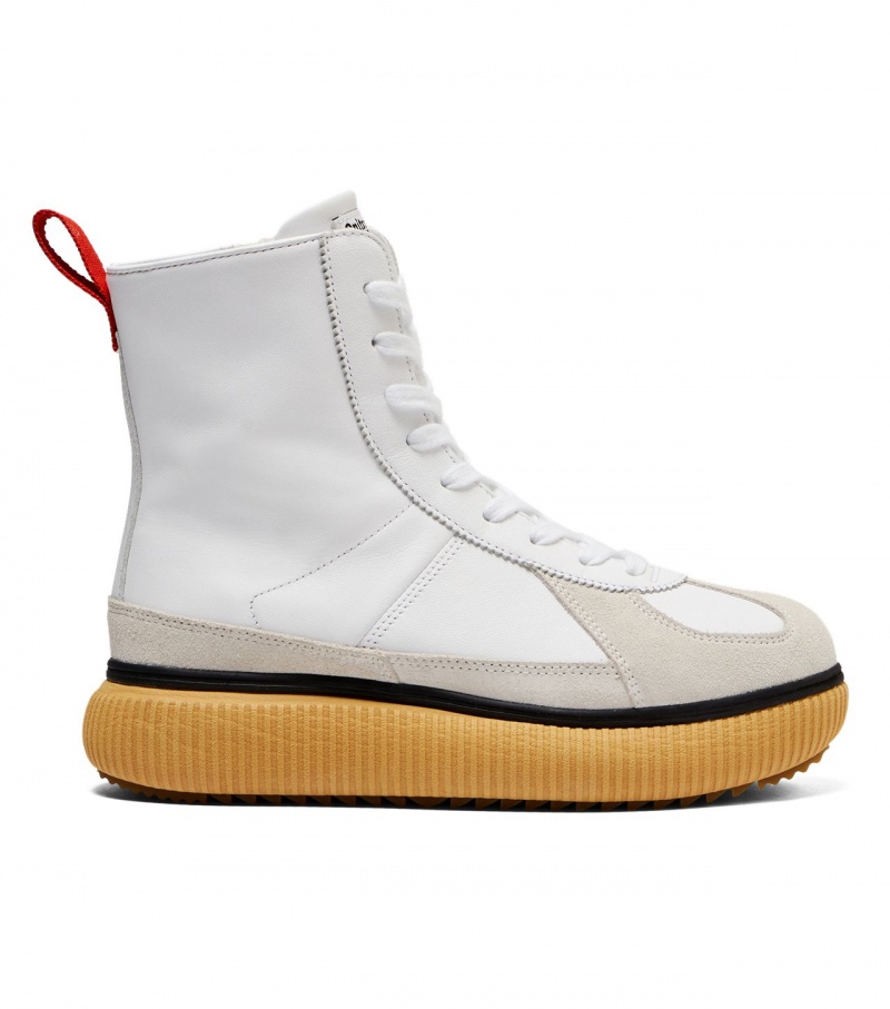 White / Red Onitsuka Tiger Delecity Boot | 21095-RGFS