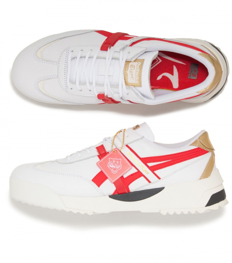 White / Red Onitsuka Tiger Delegation Ex | 20537-EFDR