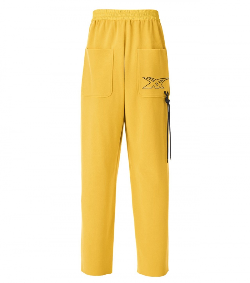 Yellow Onitsuka Tiger Knit Pants | 12967-MWCH