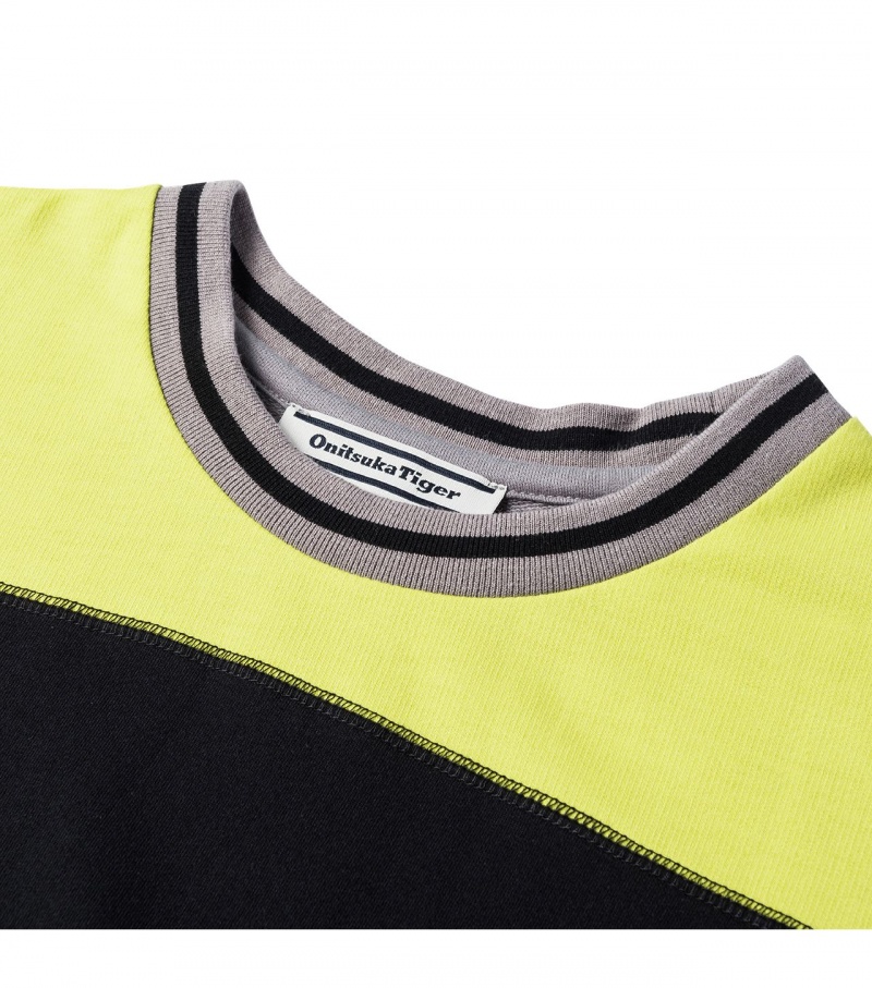 Yellow Onitsuka Tiger Shirts | 25879-YPMG