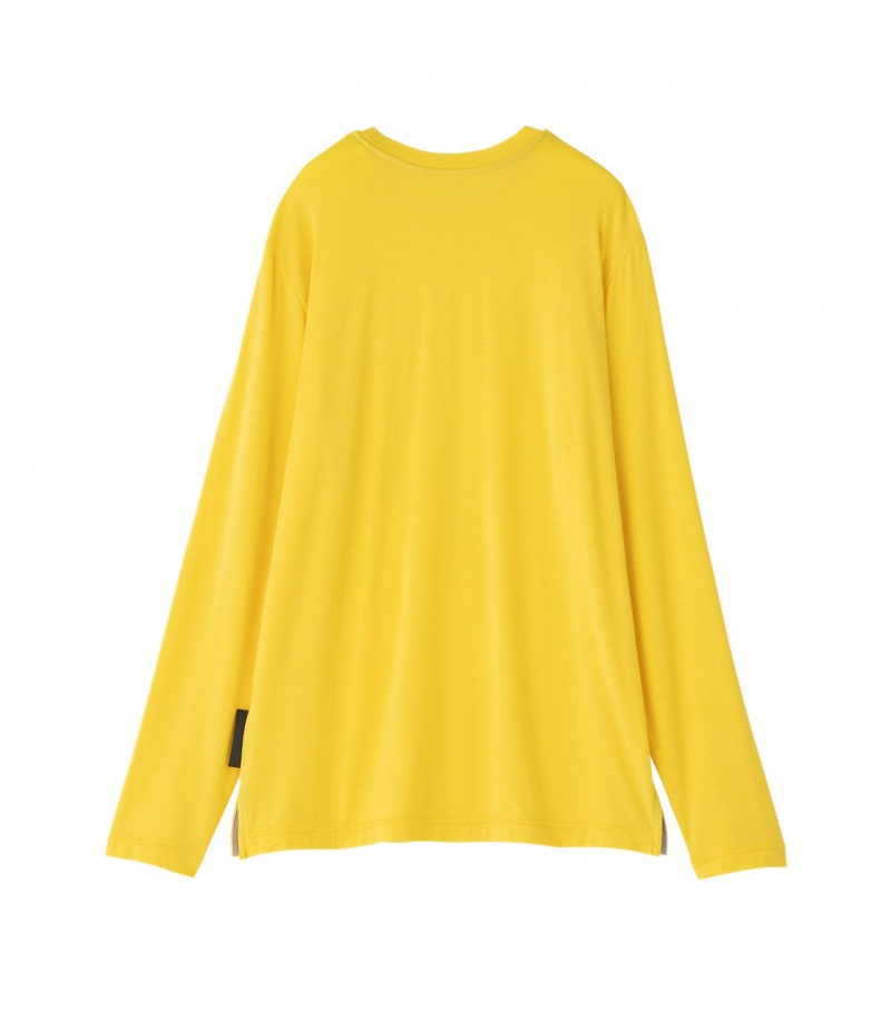 Yellow Onitsuka Tiger Sweatshirts | 47510-ZQUV