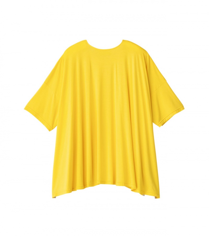 Yellow Onitsuka Tiger T Shirts | 54718-TUFQ