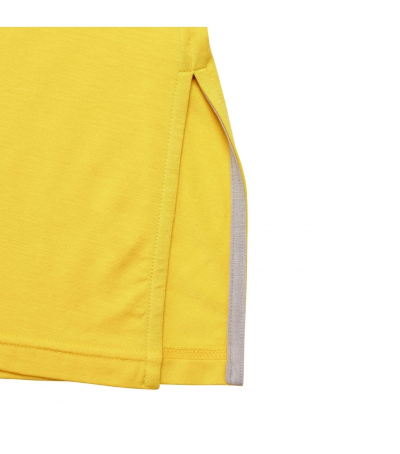 Yellow Onitsuka Tiger T Shirts | 54718-TUFQ