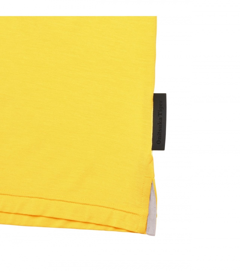 Yellow Onitsuka Tiger T Shirts | 57386-GMJX