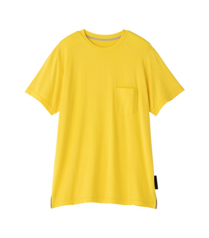 Yellow Onitsuka Tiger T Shirts | 57386-GMJX