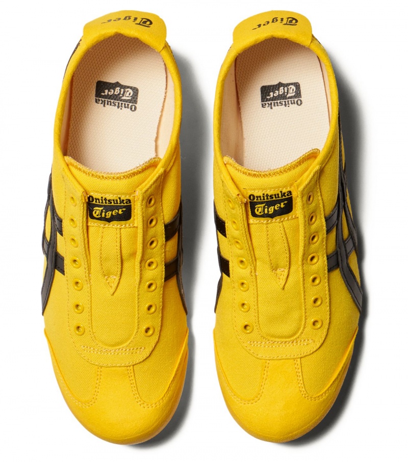 Yellow / Black Onitsuka Tiger Mexico 66 Slip-On | 96435-ECHY